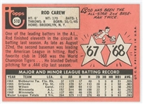 1969 Topps Rod Carew #510
